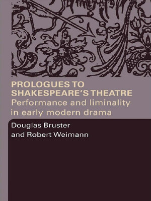 cover image of Prologues to Shakespeare's Theatre